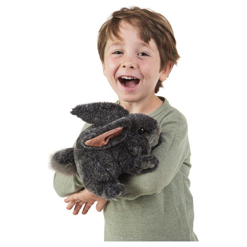 Folkmanis Gray Bunny Rabbit Puppet 3168 canada ontario