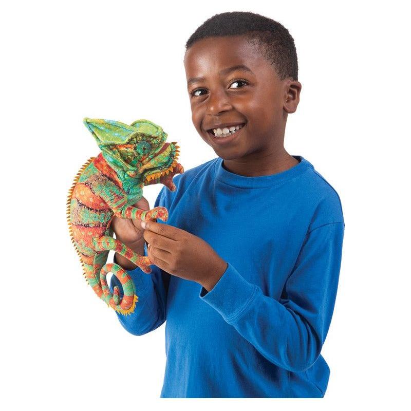 Folkmanis Small Chameleon Puppet 3153 canada ontario