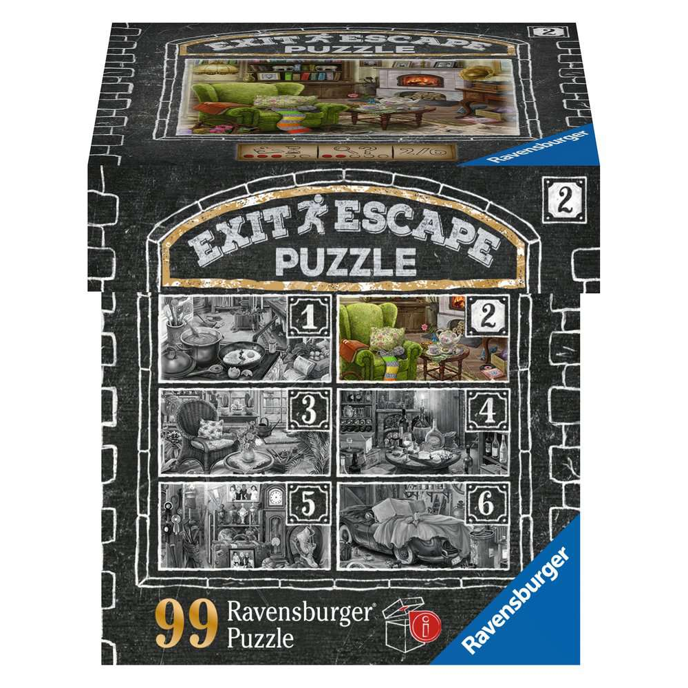 Ravensburger Exit Escape Puzzle 99 Pieces Wine Cellar