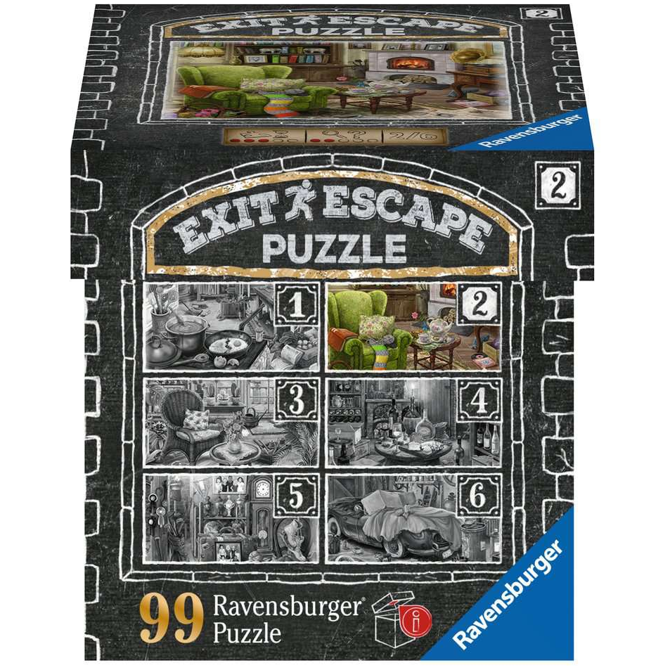 Ravensburger Exit Escape Puzzle 99 Pieces The Living Room The
