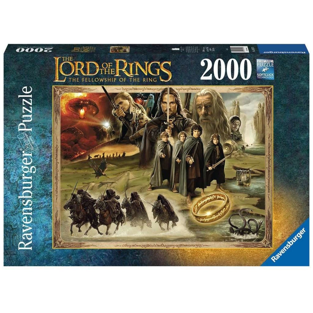 Ravensburger 2000 Piece Puzzle Lord of the Rings: The Fellowship of the Ring 16927