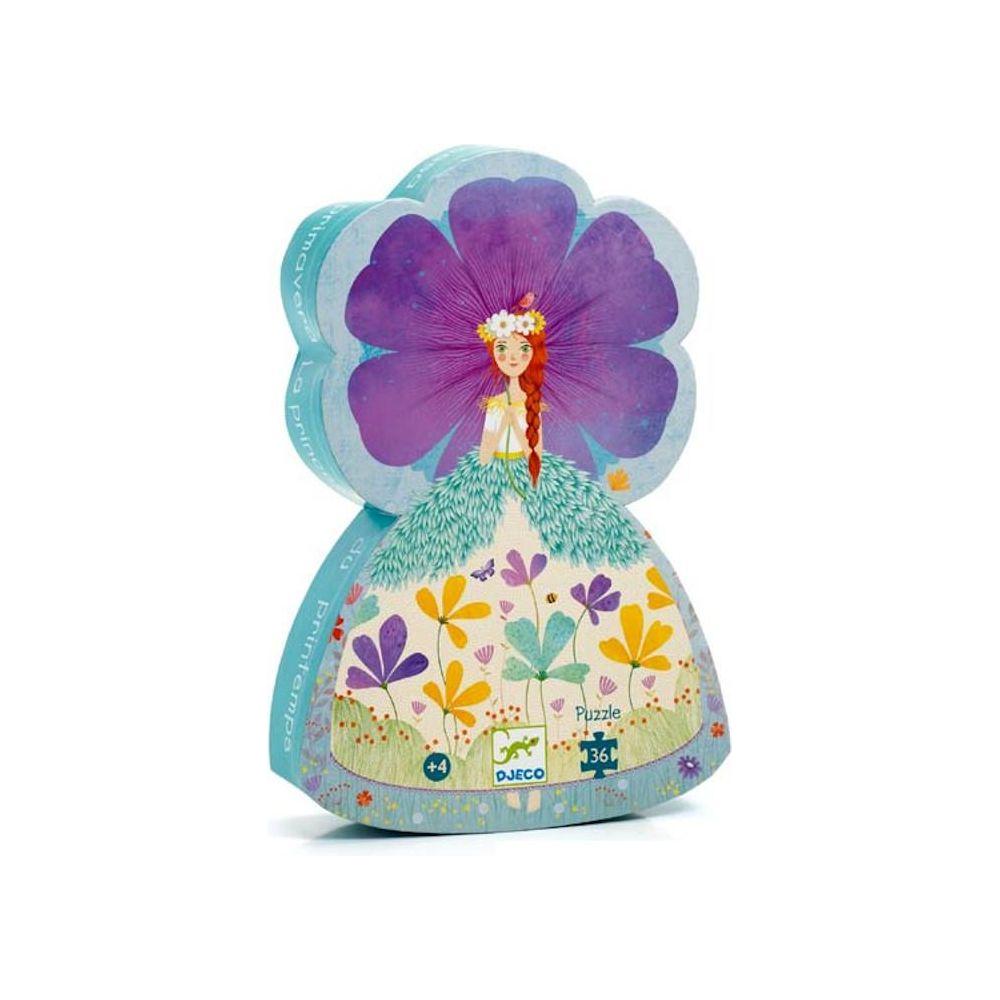 Djeco Silhouette Puzzle 36 Pieces Princess of Spring canada ontario