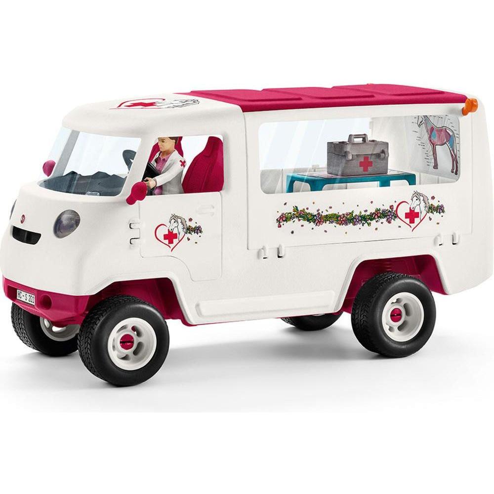 Schleich Mobile Vet with Hanoverian Foal