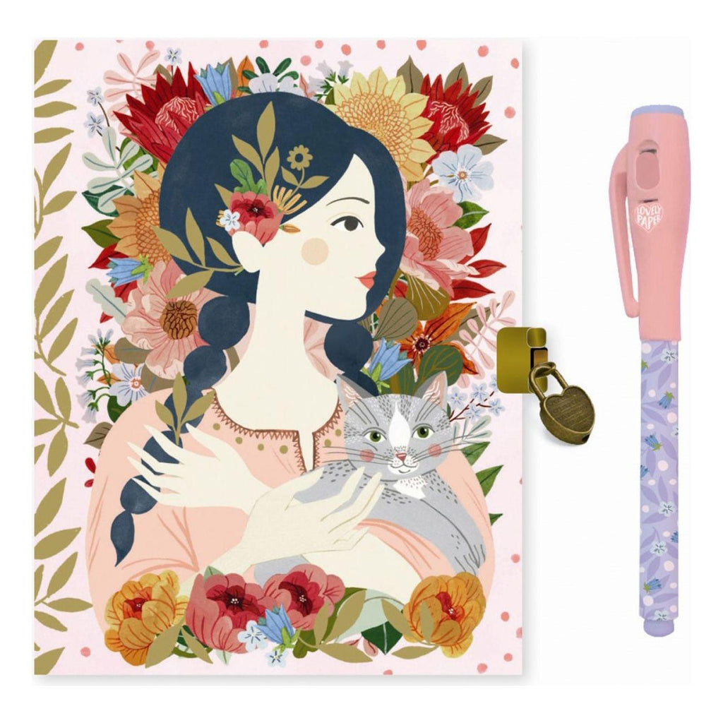 Djeco Secret Notebook & Pen Oana canada ontario