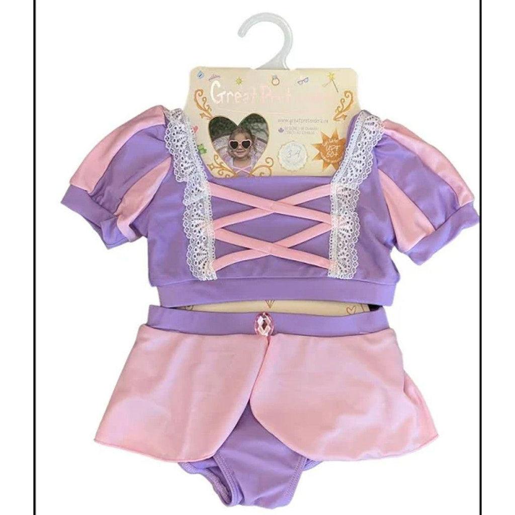 Great Pretenders Swim Suit Rapunzel Size 3/4