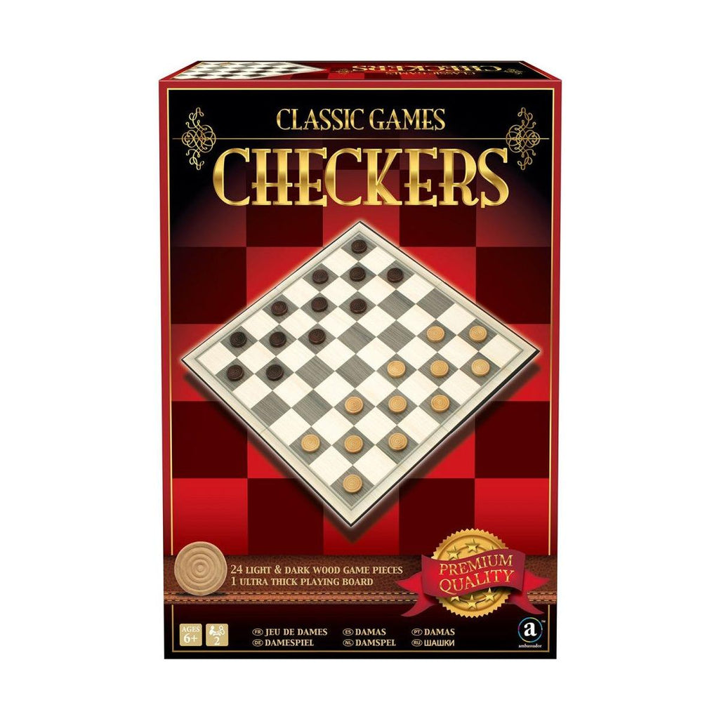 Classic Wooden Checkers ambassador ontario canada 