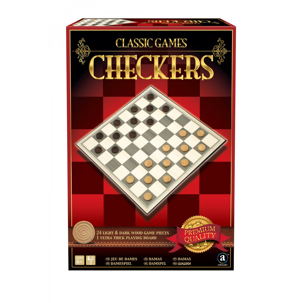 Classic Wooden Checkers ambassador ontario canada 