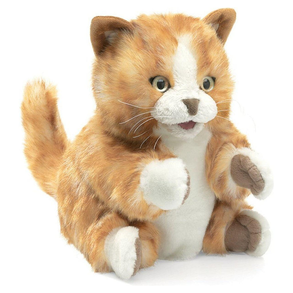 Folkmanis Orange Tabby Kitten Puppet 2845