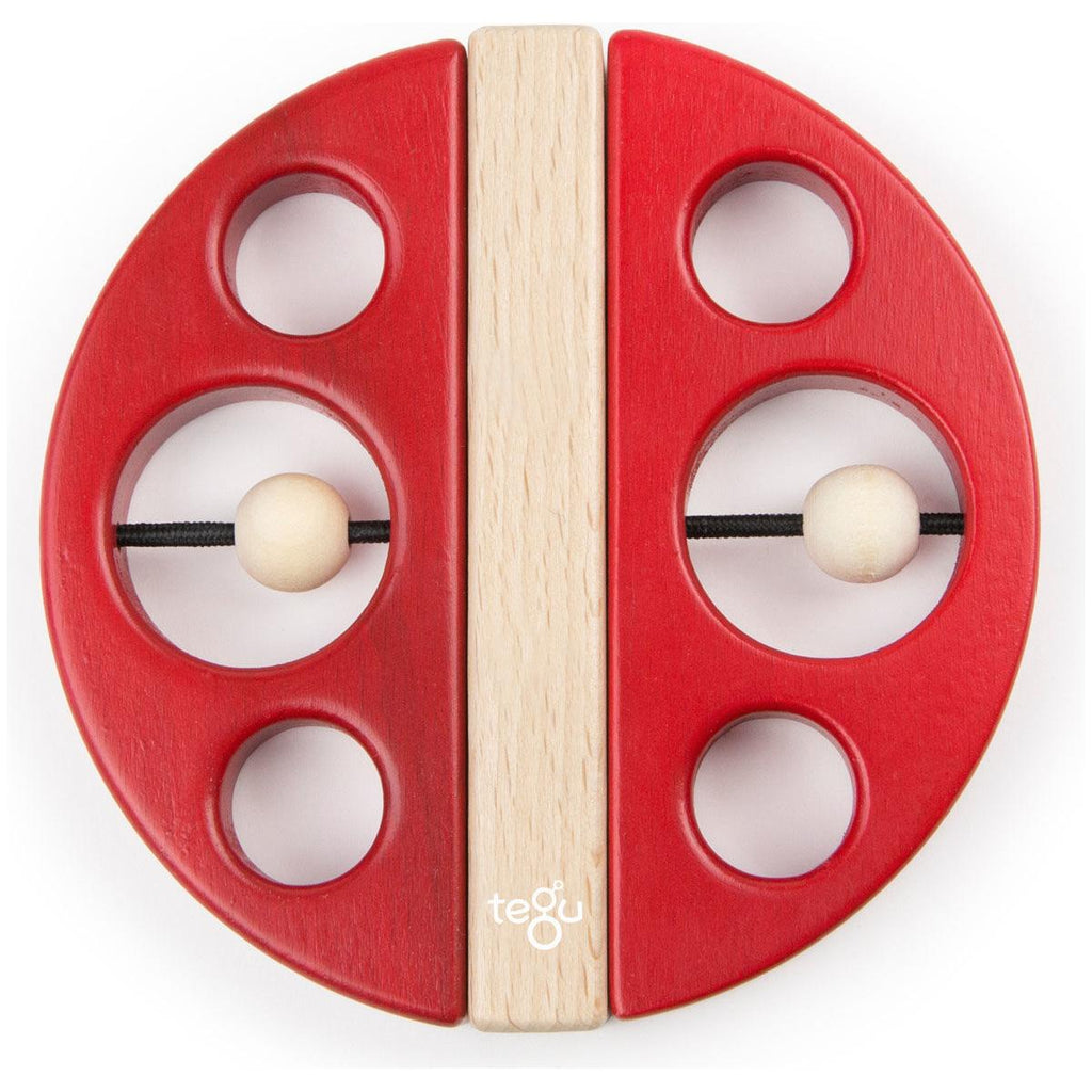 Tegu Swivel Ladybug canada ontario wooden magnetic blocks toddler toy travel
