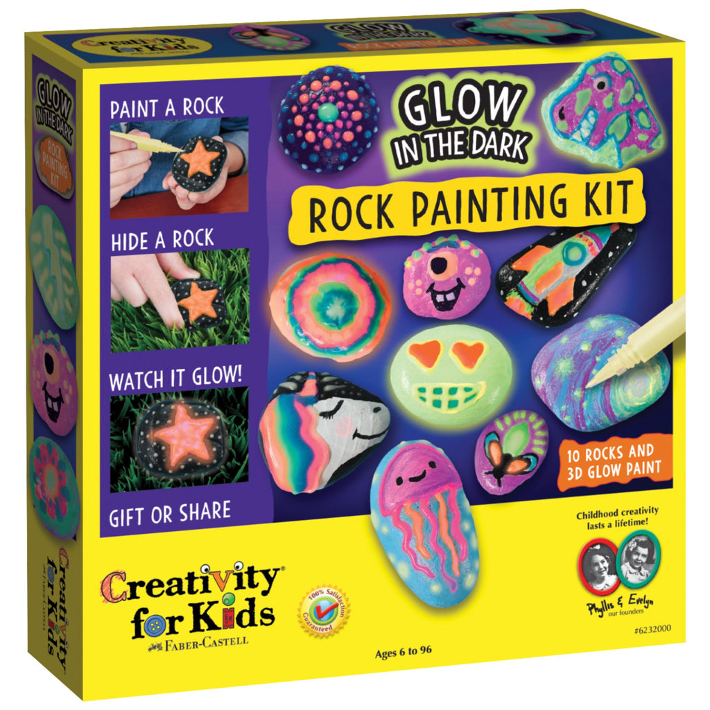 Creativity for Kids Glow in the Dark Rock Painting Kit canada ontario