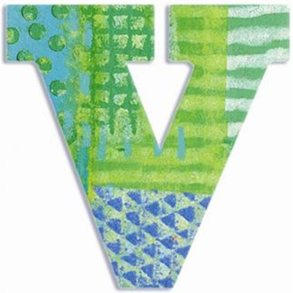 Djeco Peacock Wooden Letter V canada ontario